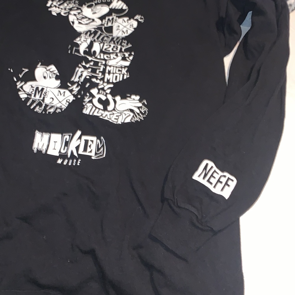 Rare Disney Neff Collab for Mickey Mouse, black long sleeve large unisex tee - Picture 3 of 6